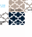 Fynn Cotton Fabric for Custom Elastic Fitted Cushion Cover - Choice of Color