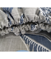 Beach Treasure Slub Custom Elastic Fitted Cushion Cover, Protective Couch Cushion Cover, Replacement Cushion Cover