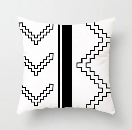 Geometric Pattern Throw Pillowcase, Cushion Covers For Living Room, Pillow Insert Not Included, Home Decor