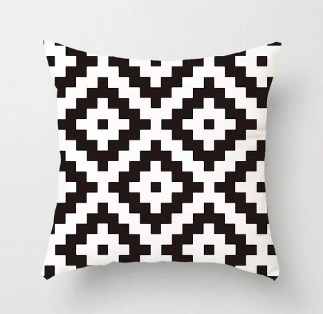 Geometric Pattern Throw Pillowcase, Cushion Covers For Living Room, Pillow Insert Not Included, Home Decor