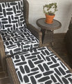 Custom Water Resistant Elastic Protective Cushion Cover - Baja Mid Modern