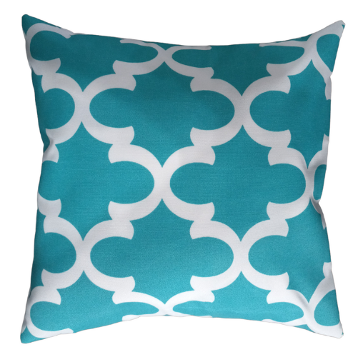 Fulton Ocean Water Resistant - Indoor/Outdoor Throw Pillow Cover - Blue Collection
