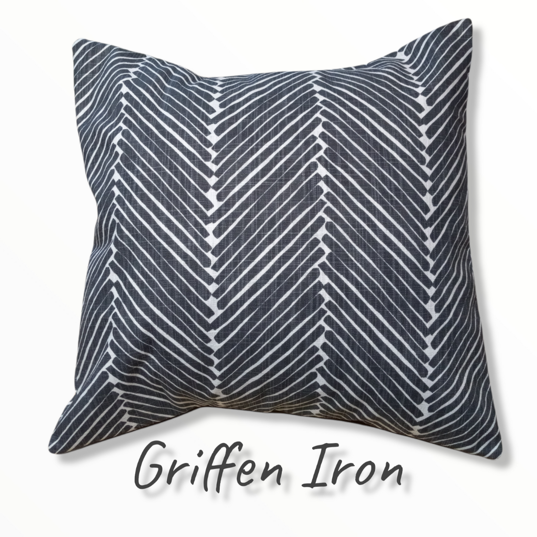 Griffen Iron Slub Pillow Cover