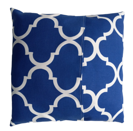 Landview Trellis Water Resistant - Indoor/Outdoor Throw Pillow Cover - Blue Collection