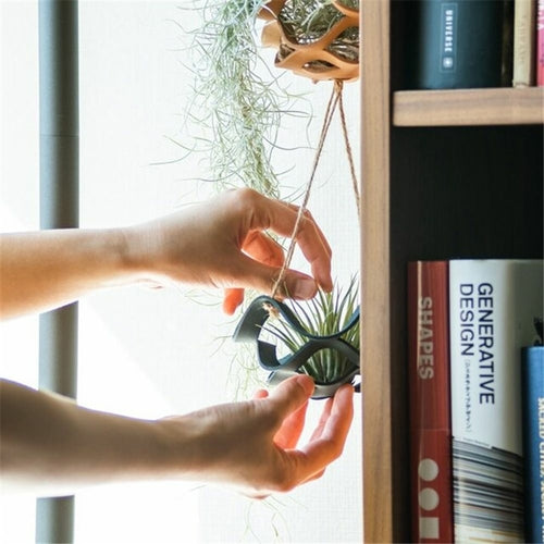 PU Leather Air Suspension Belt Indoor Hanging Baskets Plant Hanger