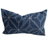 Pivot Navy Water Resistant - Indoor/Outdoor Throw Pillow Cover - Blue Collection