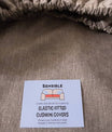 Softknit Flynn Upholstery Custom Elastic Fitted Cushion Cover - solid