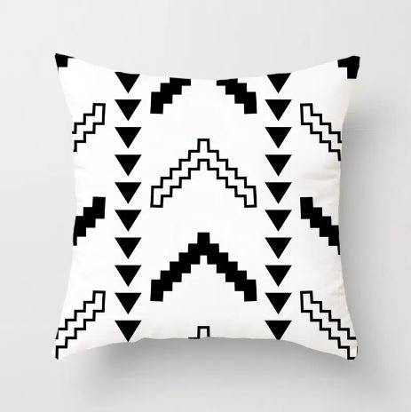 Geometric Pattern Throw Pillowcase, Cushion Covers For Living Room, Pillow Insert Not Included, Home Decor