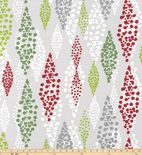 Z Angelo Pine Fabric for Custom Elastic Fitted Cushion Covers - Christmas, Holiday Fabric