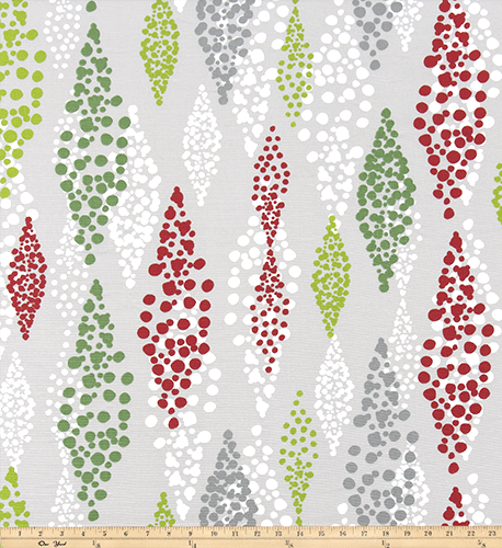 Z Free Dots Fabric for Custom Elastic Fitted Cushion Covers - Christmas, Holiday Fabric