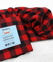 Custom Elastic Fitted & Protective Cushion Cover - Buffalo Plaid Flannel