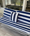 Custom Elastic Fitted Cushion Covers, Outdoor Furniture Covers, Patio Furniture Covers, Patio Chair Covers, Outdoor Chair Covers - Cabana Stripe