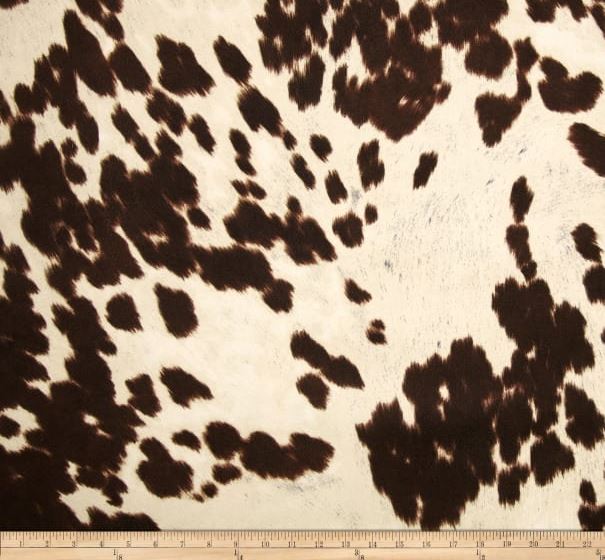 Milk Madness Faux Cowhide Throw Pillow Cover