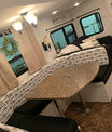 Custom Elastic Fitted & Protective Cushion Cover - Arrow Tribal Southwest